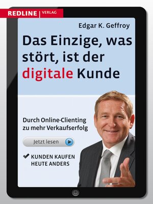cover image of Das Einzige, was stört, ist der digitale Kunde